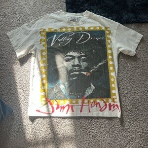 Vale Forever Jimi Hendrix Graphic Tee in Cream